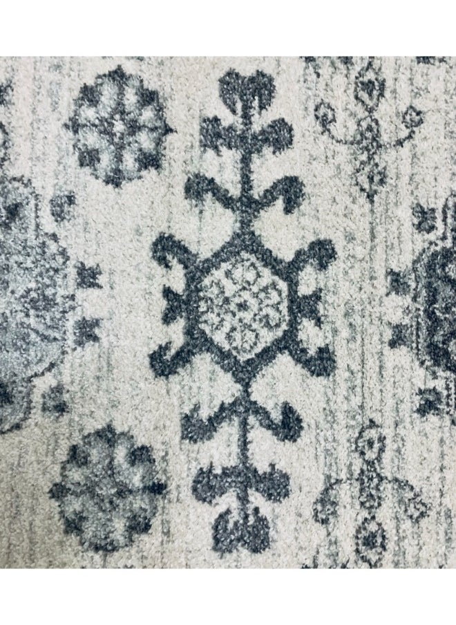 HANDPICKED FURNITURE Handpicked Furniture Vintage Grey Rug, Ultra Soft Area Carpets For Bed Room, Living Room, And Dining Room, Anti Slip Floor Carpets, Easy To Clean, Made In Turkey, Rectangle  - Image 2