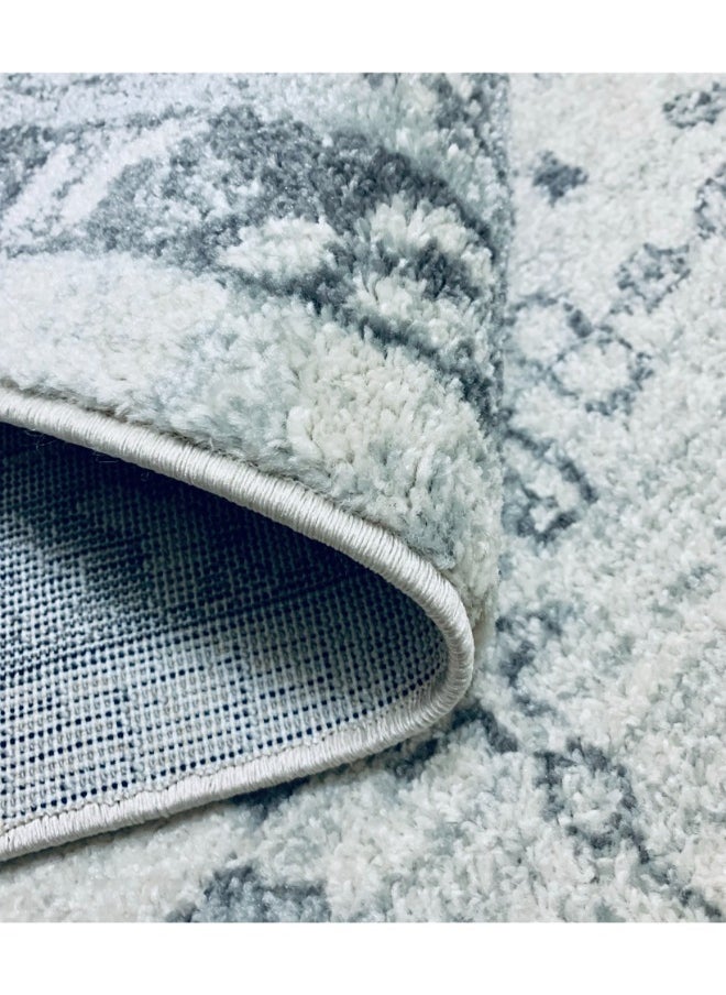 HANDPICKED FURNITURE Handpicked Furniture Vintage Grey Rug, Ultra Soft Area Carpets For Bed Room, Living Room, And Dining Room, Anti Slip Floor Carpets, Easy To Clean, Made In Turkey, Rectangle  - Image 3