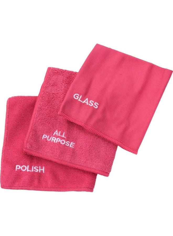 Star Drops The Pink Stuff Miracle Microfibre Cloth Collection 3 Pack - Image 2