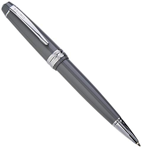 CROSS Bailey Light Polished Resin Refillable Ballpoint Pen, Medium Ballpen, Includes Premium Gift Box - Glossy Grey - Image 4