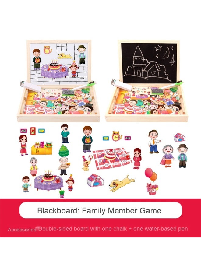 Wooden Puzzle Educational Toy for Children - Cognitive Development Playing Game
