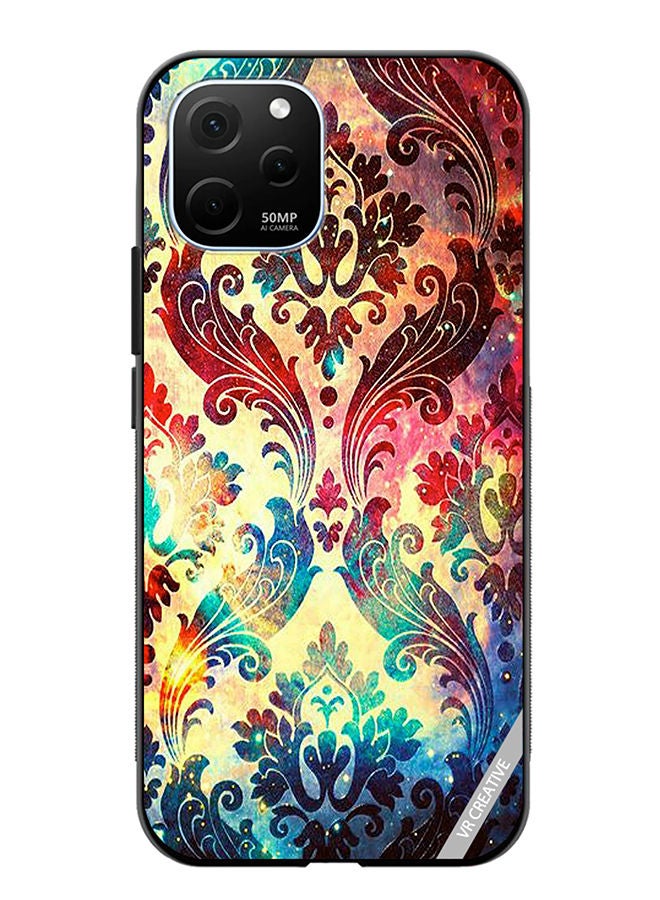 VR CREATIVE Protective Case Cover For Huawei Enjoy 50z Floral Design Multicolour - Image 1