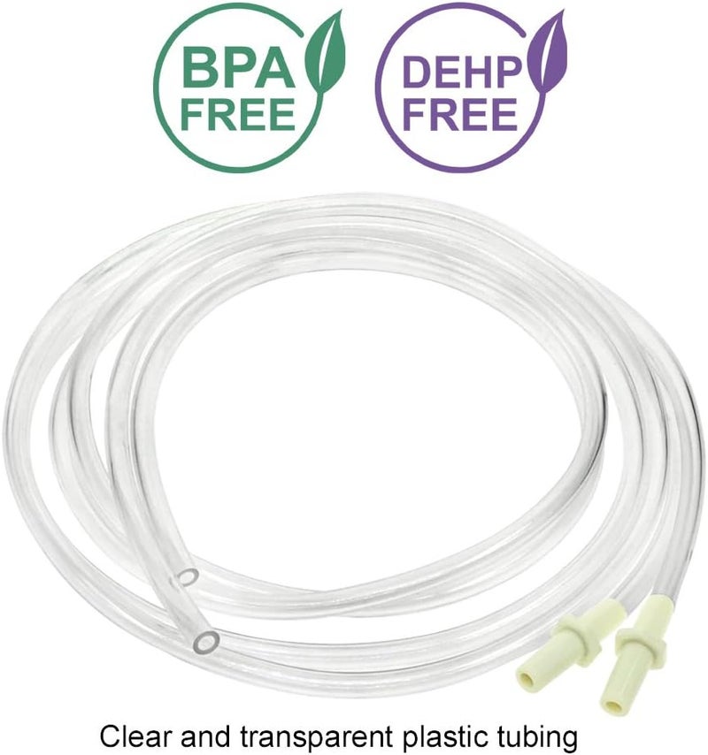 Maymom Tubing for Medela Pump in Style Advanced Breastpump Released After Jul 2006 Plus 6 Membranes in Retail Pack Replaces Medela Tubing and Medela Membrane BPA Free Made By Maymom 2 Tubes and 6 Membranes - Image 2
