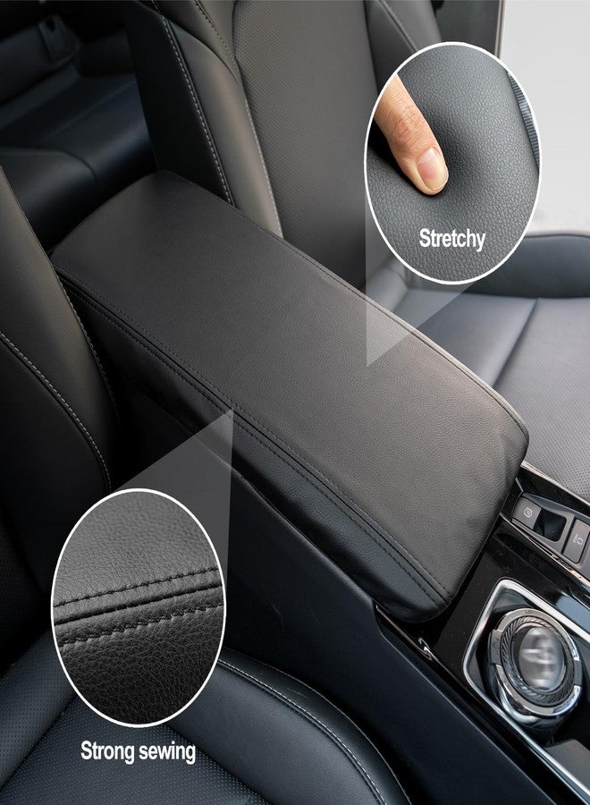 CKE Compatible with Toyota Camry 2025 Accessories Automotive Center Console Organizer Box Cover Armrest Cover Glove Tray Protector for 9th Gen Camry LE SE XLE XSE -Black Stitches - Image 4
