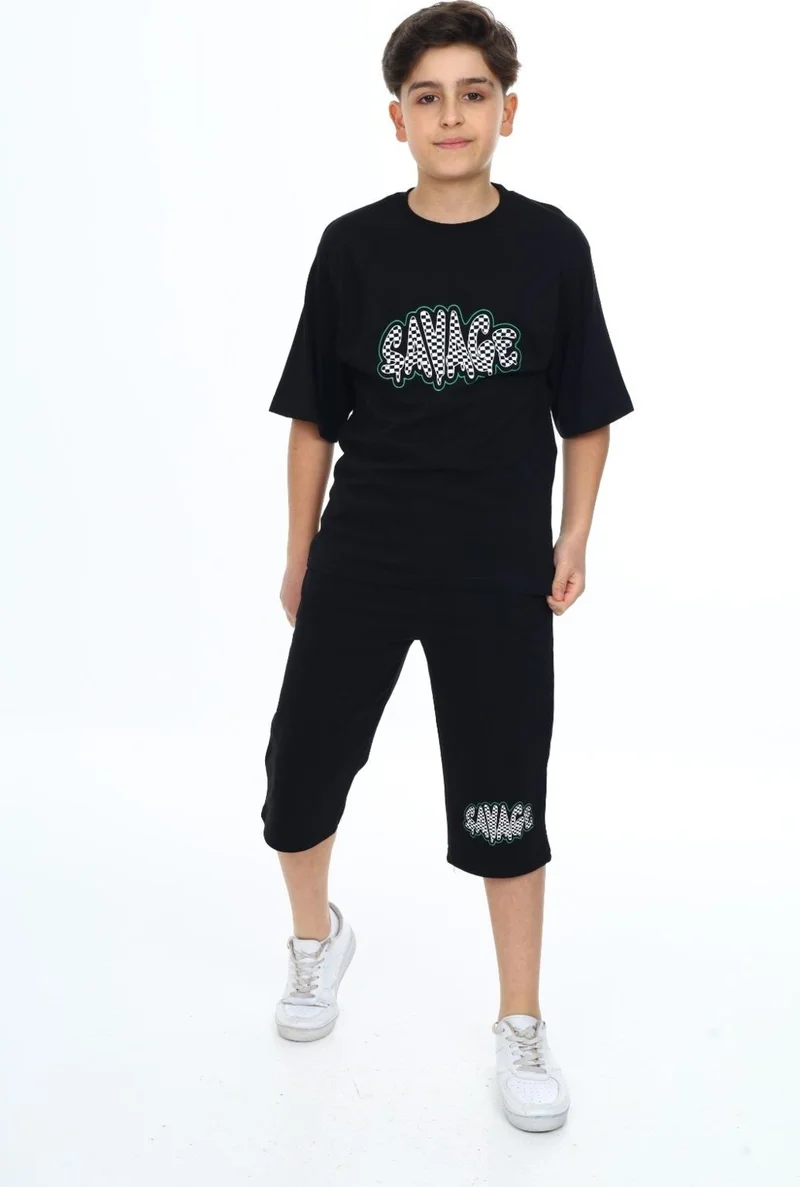 Angelos Girls Boy's Capri Top-Bottom Set LX7111