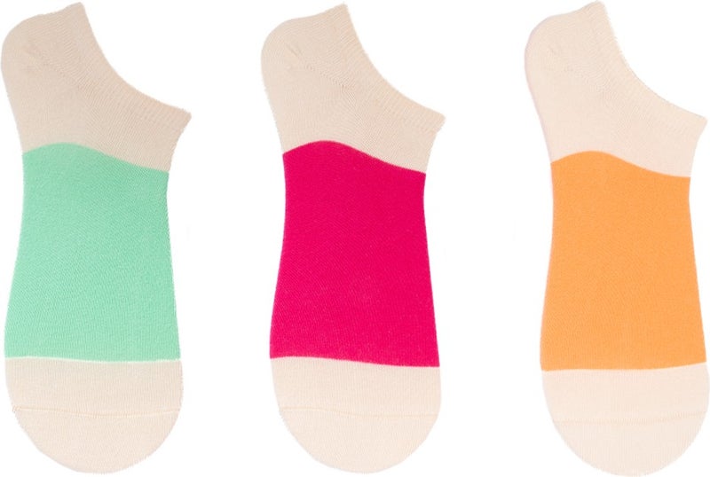 The Socks Company 3 Pairs of Women's Booties Socks  - Image 2