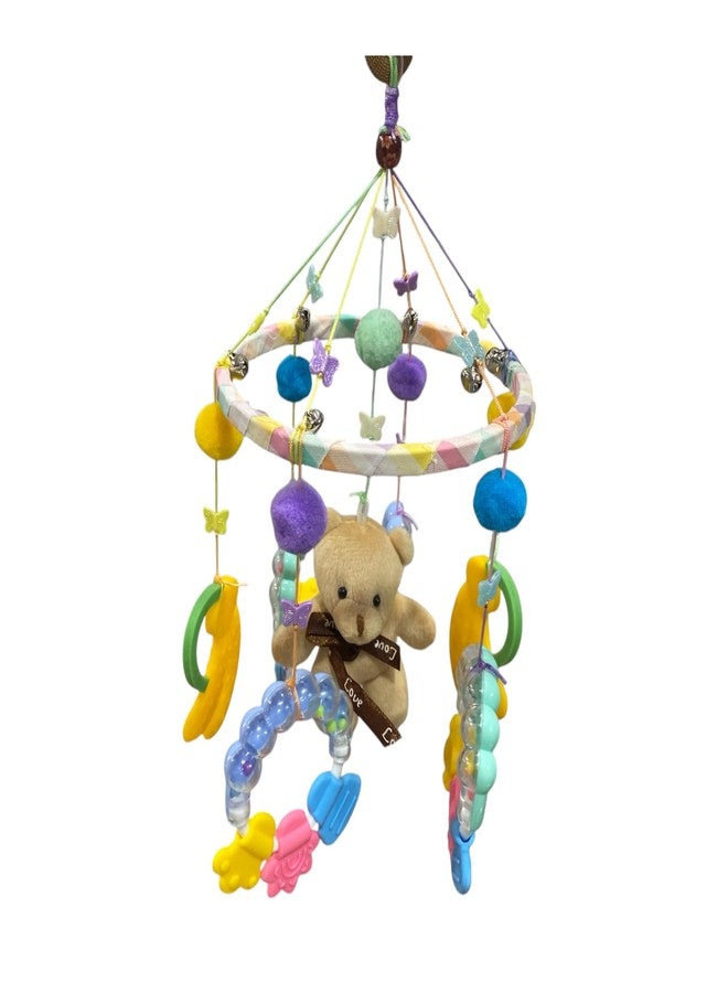 SFR Baby Silicone Hanging Jhoomer ? Cradle & Cot Toy with Soothing Elements | Jhoomer for Kids Bed | - Image 2