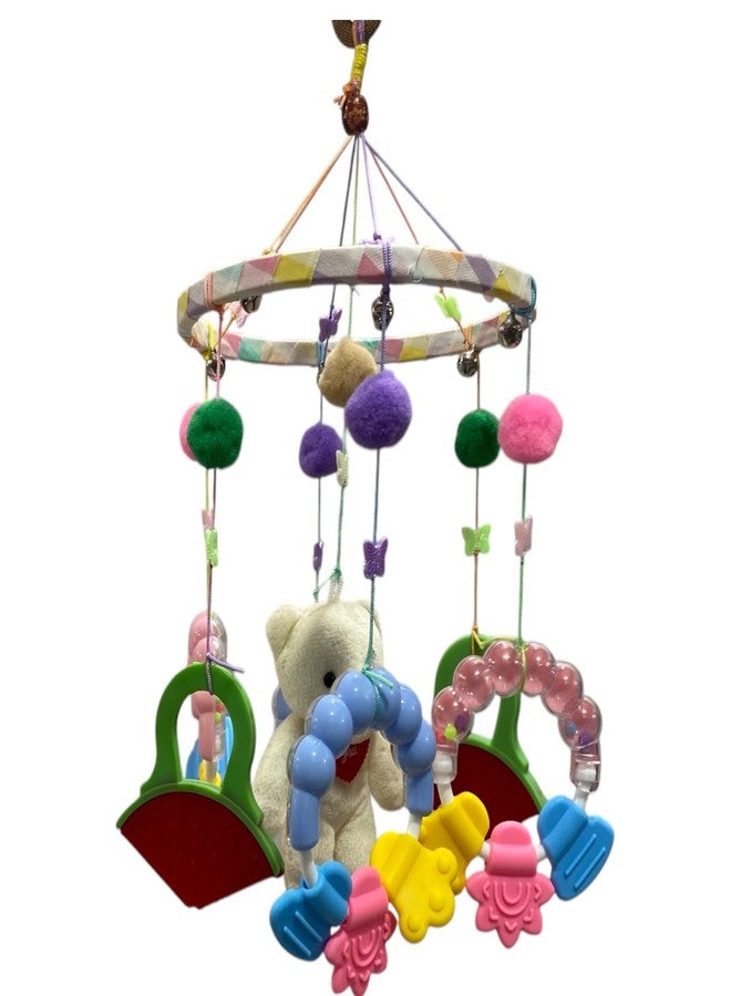 SFR Baby Silicone Hanging Jhoomer ? Cradle & Cot Toy with Soothing Elements | Jhoomer for Kids Bed | - Image 4