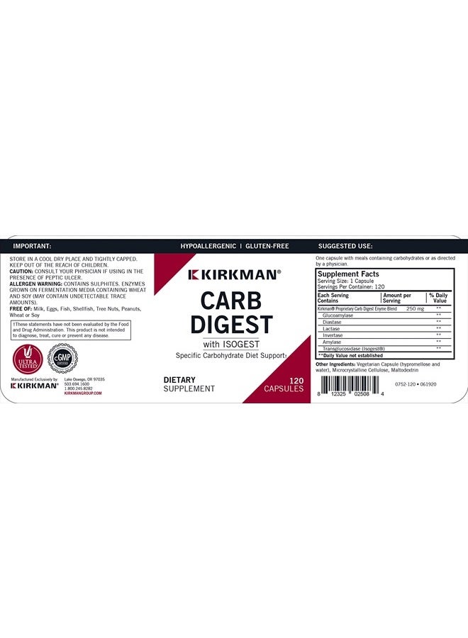 Kirkman Carb Digest with Isoges  - Image 3