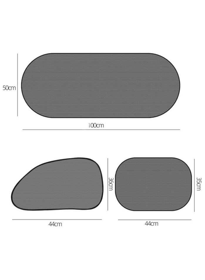 Car Window Shade，Car Privacy Sunshade， 7D Breathable Carbon Yarn Magnetic Window Windshield Sunshade, Reusable Washable Sunshade, Suitable For Most Cars, Vehicles, SUV. - Image 3