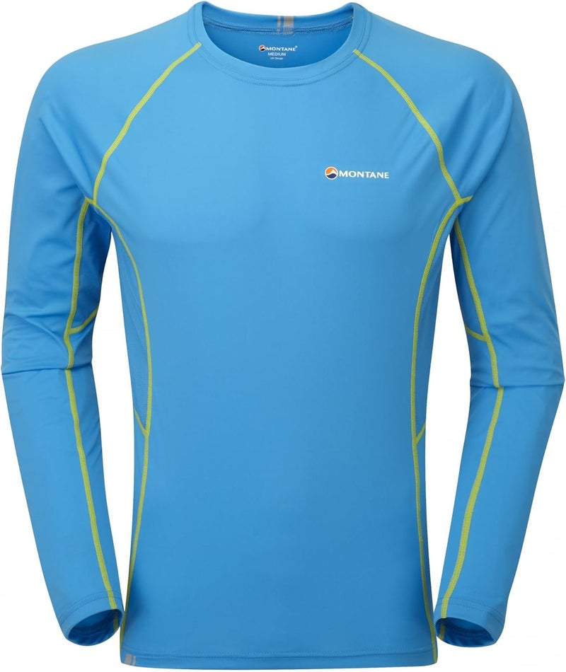 Montane Unisex-Adult Long Sleeve Active T-Shirt in Blue