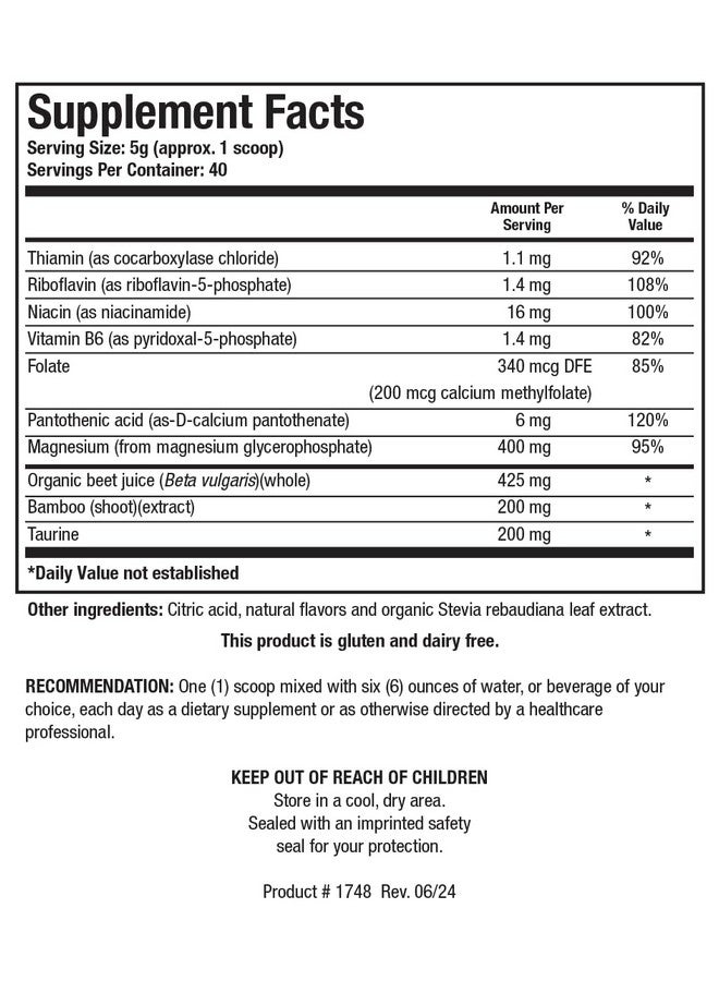 Biotics Research Acti-Mag Plus™ Highly Bioavailable Powdered 400mg Magnesium Formula, 5g / Serving, Optimizes Stress Response, Promotes Relaxation, Healthy Energy Levels, Muscular Comfort 7 Oz - Image 2
