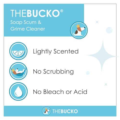 The Bucko Soap Scum and Grime Cleaner (32oz + Sprayer) - Image 2