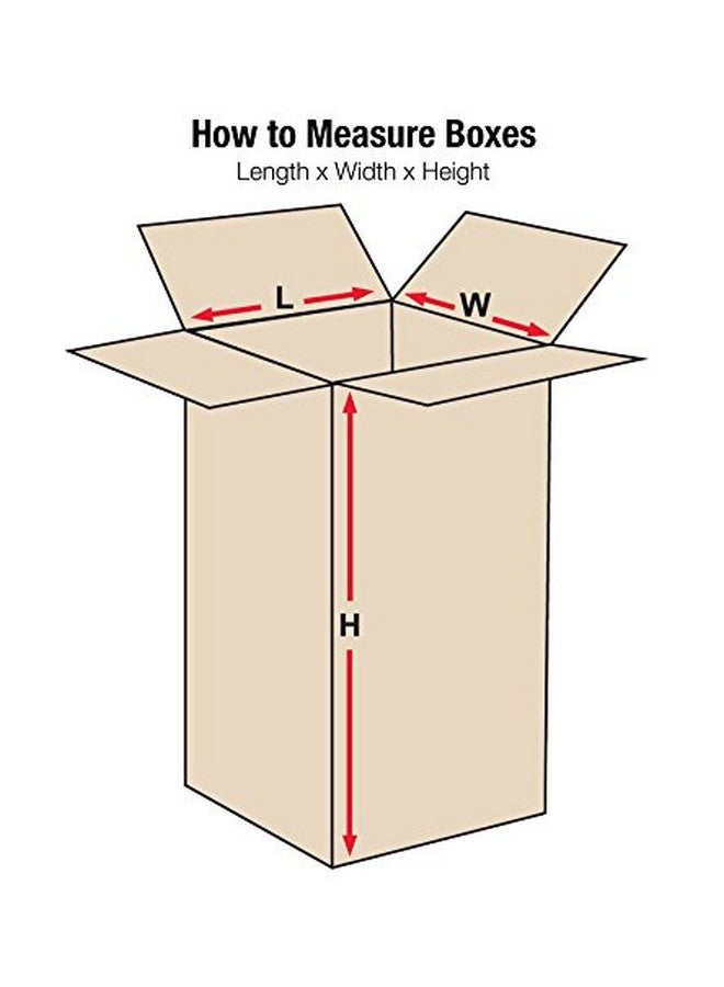 Aviditi 4416 Tall Corrugated Cardboard Box 4 L X 4 W X 16 H Kraft For Shipping Packing And Moving (Pack Of 25) - Image 2