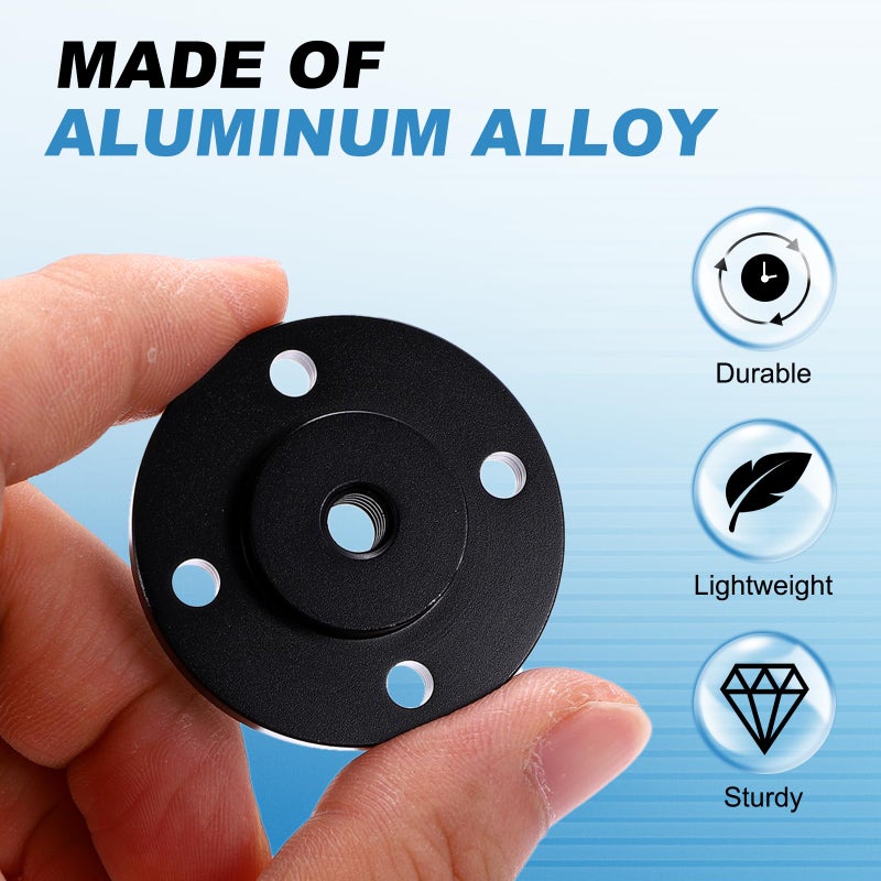 باتيكيل PATIKIL 1/4" Thread Tripod Adapter Holder 20mm Dia,Aluminum Alloy - Image 4