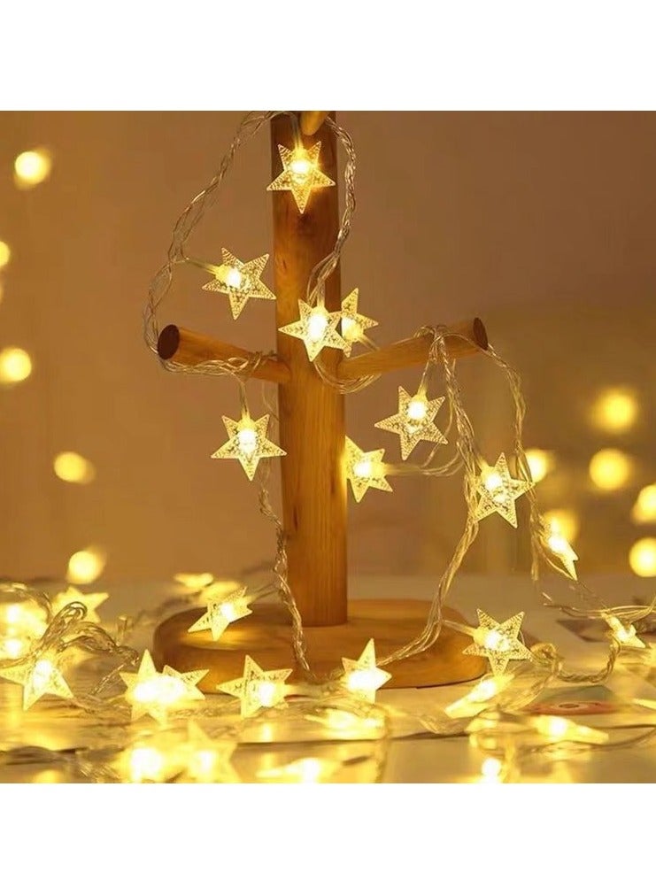 KUYING Decorative Color Lights LED Star Lights String Warm Light Color Lights String Atmosphere USB  - Image 3
