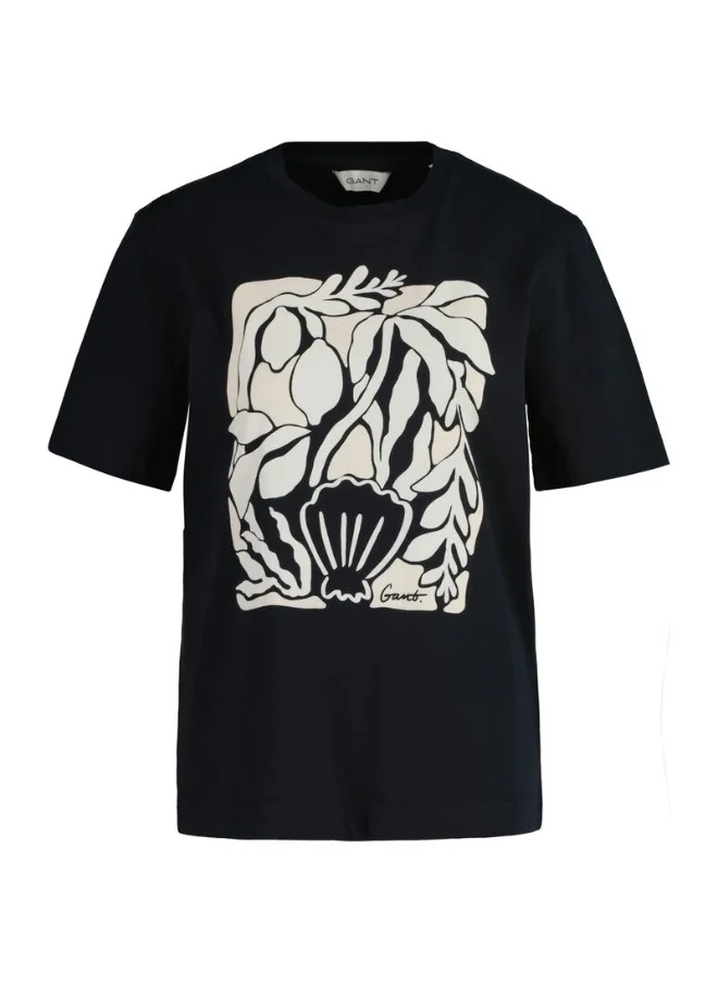 GANT Gant Palm Print T-Shirt