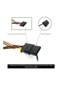 Generic Graphics Card Bracket 25cm Companion Horizontal Mount Led Strip Light-Emitting Chassis Decorative RGB Graphics Card Bracket  - Image 2