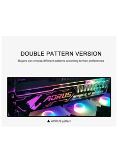 Generic Graphics Card Bracket 25cm Companion Horizontal Mount Led Strip Light-Emitting Chassis Decorative RGB Graphics Card Bracket  - Image 5