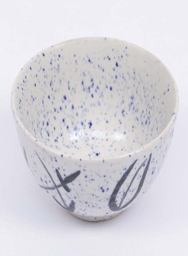 miah decor MD-254 Dual Hand Painted Pottery Ceramic Chutney Bowl Set, 40 ML, Set of 2 - Image 4