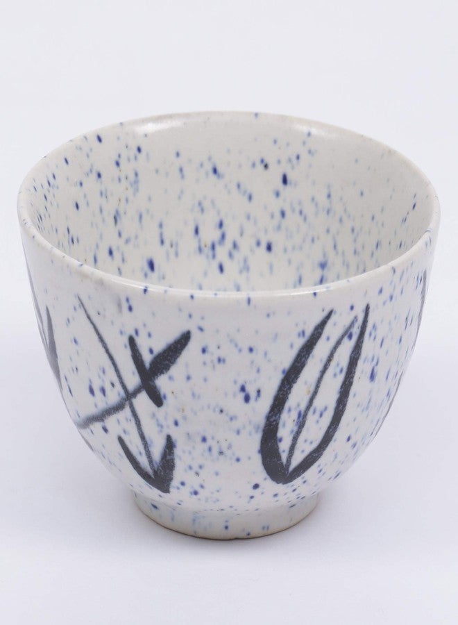 miah decor MD-254 Dual Hand Painted Pottery Ceramic Chutney Bowl Set, 40 ML, Set of 2 - Image 3