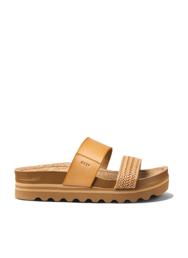 Reef Cushion Vista Hi Sandals - Women's, Natural Braid 7.5 M - Image 1