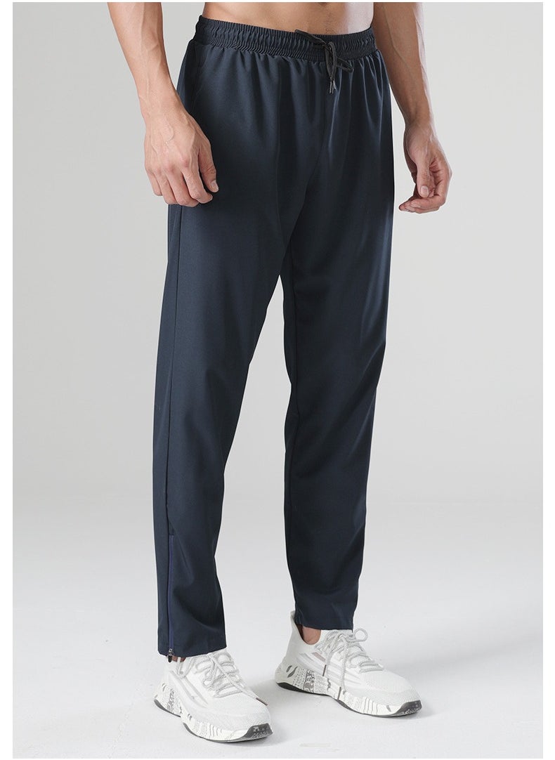 Loquat Men's Summer Basketball Running Loose Breathable Quick Dry Casual Pants Sweatpants  - Image 1