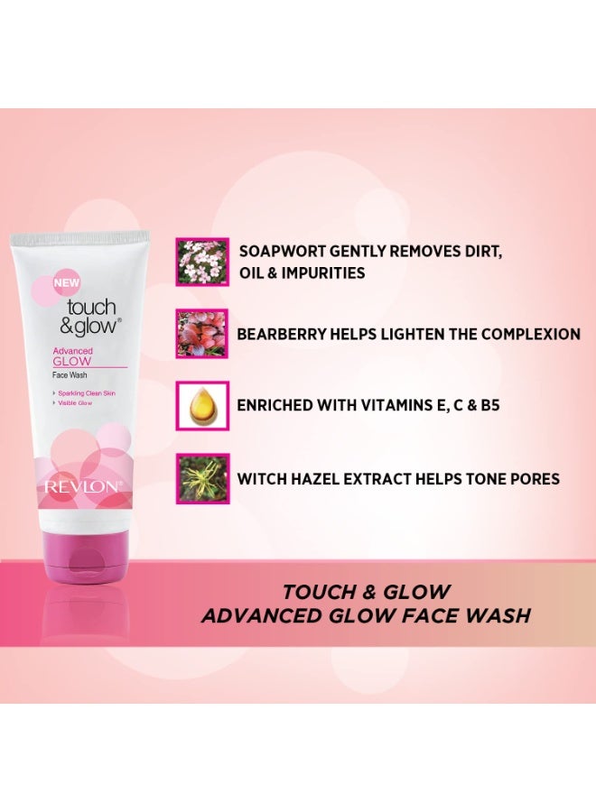 Revlon Touch & Glow Advanced Glow Face Wash, 100 g - Image 3