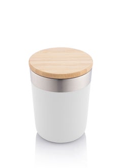 Hans Larsen Insulated Stainless Steel Coffee Mug with Bamboo Lid  - Image 2