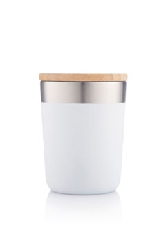 Hans Larsen Insulated Stainless Steel Coffee Mug with Bamboo Lid  - Image 3