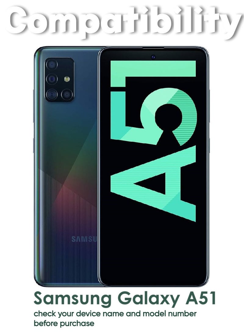 ACLIX 5 Pieces Antistatic ESD Dustproof Premium Quality High Definition Tempered Glass Screen Protector Designed For Samsung Galaxy A51 - Image 3