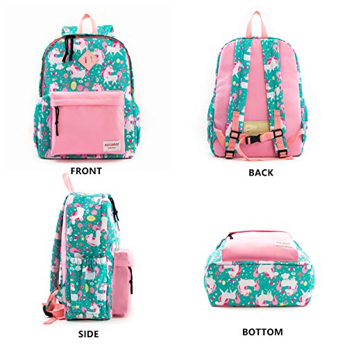 NICE CHOICE Kindergarten Backpack Preschool Little Kid Toddler School Backpacks for Boys and Girls with Chest Strap(16inch, Unicorn) - Image 2