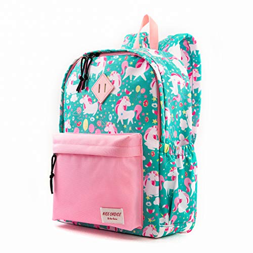 NICE CHOICE Kindergarten Backpack Preschool Little Kid Toddler School Backpacks for Boys and Girls with Chest Strap(16inch, Unicorn) - Image 5