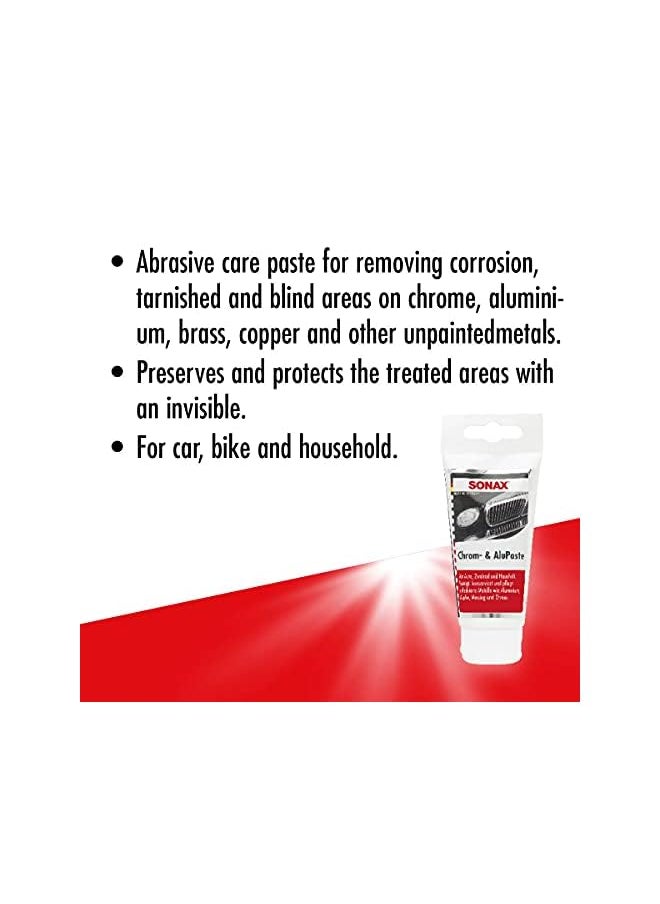 SONAX - Chrome & Aluminum Paste (75mL) - Image 1