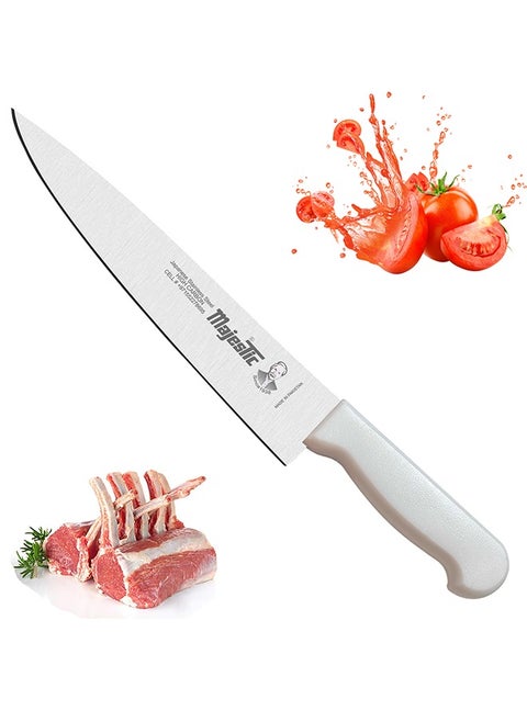 Majestic 6-Inch Chef Knife – Japanese High Carbon Stainless Steel, Razor-Sharp Edge, Ergonomic Non-Slip Handle, Safe Bolster & Heel – Ideal for Precision Cutting, Chopping, Slicing & Dicing – Dishwasher Safe