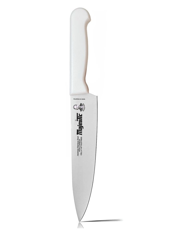 Majestic 6-Inch Chef Knife – Japanese High Carbon Stainless Steel, Razor-Sharp Edge, Ergonomic Non-Slip Handle, Safe Bolster & Heel – Ideal for Precision Cutting, Chopping, Slicing & Dicing – Dishwasher Safe