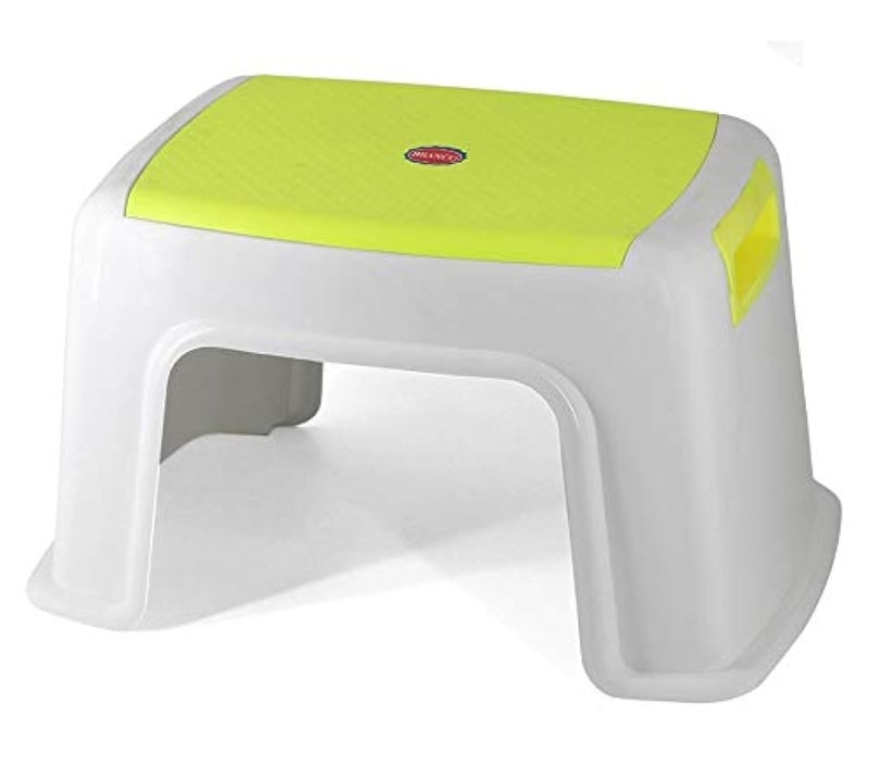 GRAZIA TOTO- Bathroom Stool- Non-Slip, Stylish & Durable for Comfortable Seating & Easy Reach | Perfect for Showers, Sinks & Bath Time - Image 1