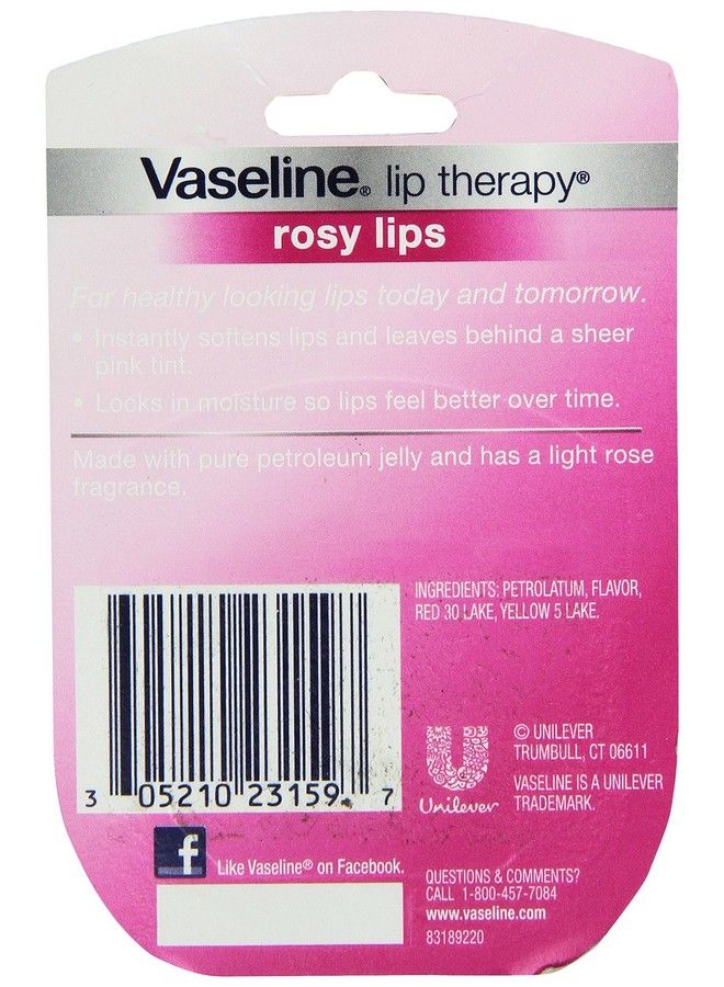 Vaseline Vaseline Lip Therapy Rosy Lips 0.25 Oz - Image 3
