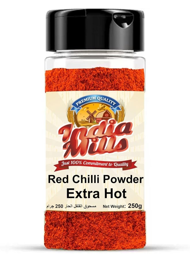 India Mills INDIA MILLS Red Chilli Powder Jar- Extra Hot 250G 