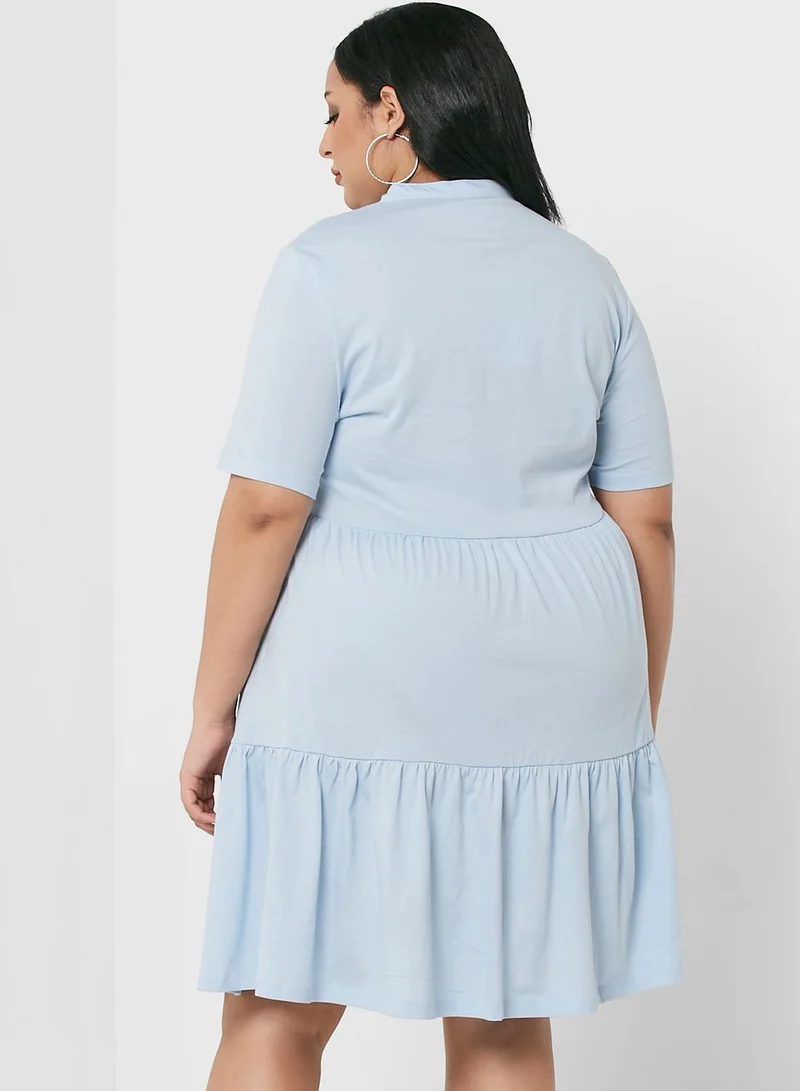 Only Carmakoma Knitted Pleated Dress