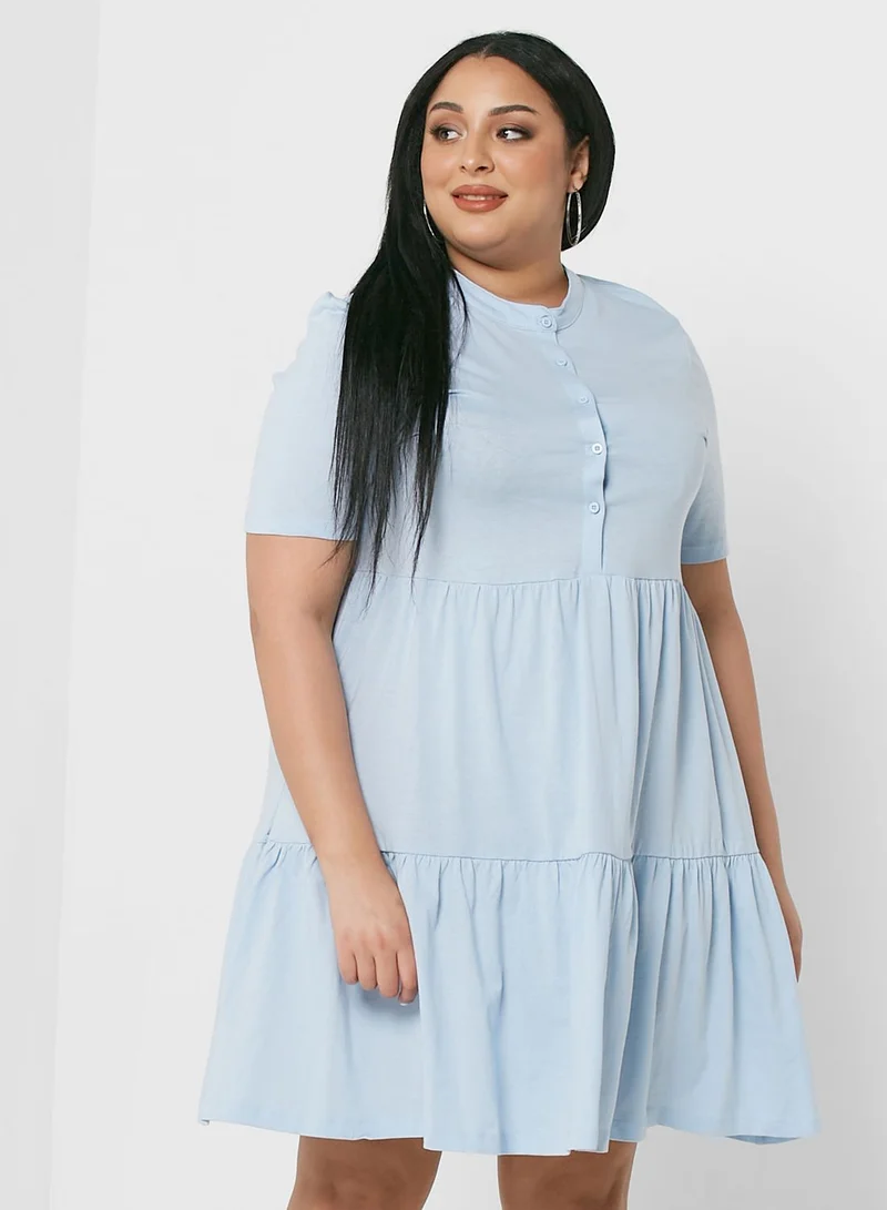 Only Carmakoma Knitted Pleated Dress