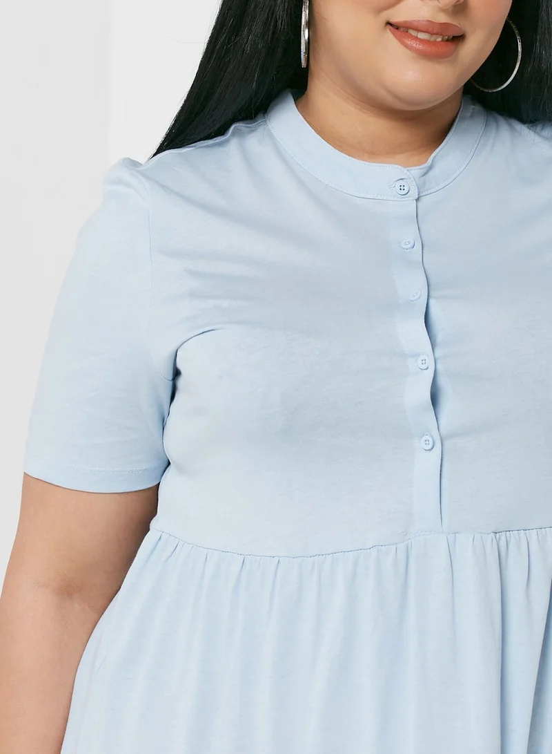 Only Carmakoma Knitted Pleated Dress