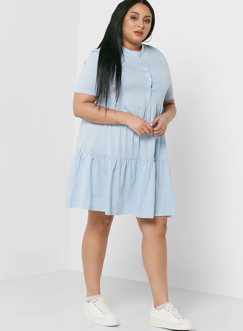 Only Carmakoma Knitted Pleated Dress