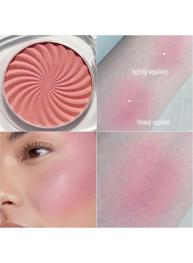 TINTARK Cheeky Blush Compact for Face Cheeks, Talc Free Blusher Palette, Matte Powder Makeup, Natural Healthy, Mauve Pink Magenta Peach Red, Vegan Cruelty Free - Image 2