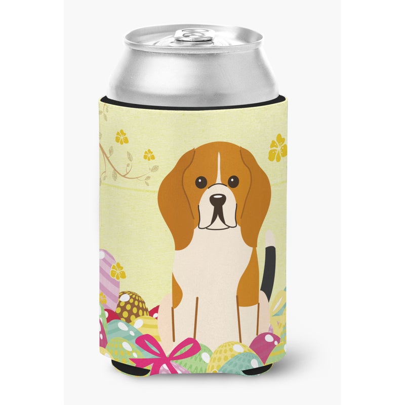 Caroline's Treasures ""Caroline's Treasures Easter Eggs Beagle Tricolor Can or Bottle Hugger  Can Hugger  Multicolor"" 