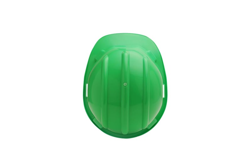 KARAM PN501 Safety Helmet for Men Industrial and Construction Use| Manual Adjustment Type with Adjustable Chin Strap| Triple Corrugation and is Certified Safety Helmet Mint Green - Image 3