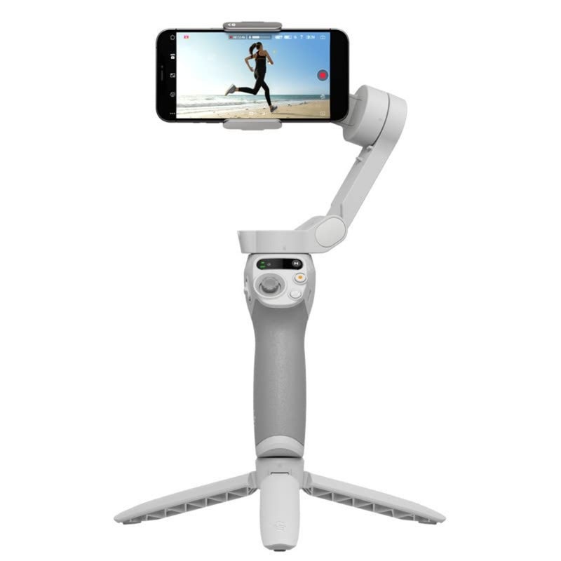 OSMO Mobile SE 1-unit vlogging stabilizer for YouTube and TikTok creators, aluminum alloy body, smooth 3-axis stabilization, black, includes official UAE warranty support - Image 4