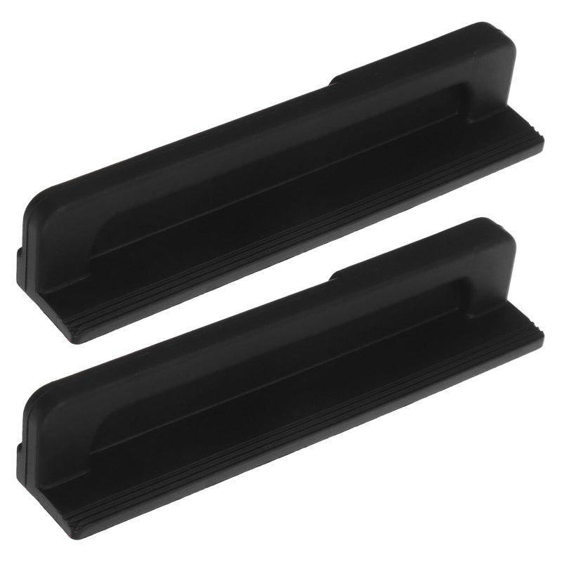 Hands Free Cabinet Foot Pull Handle 2Pcs Touchless Black For Kitchen Trash Bins Drawers - Image 2