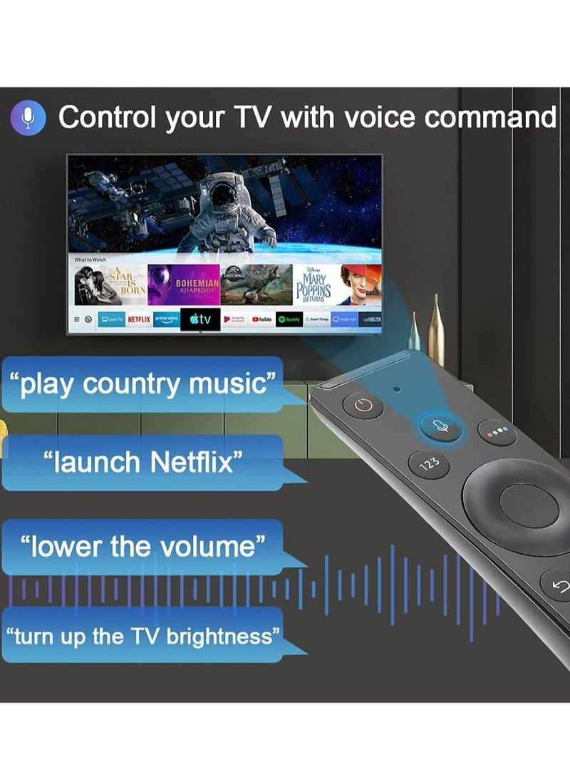 Raxoom Universal Voice Remote Control for Samsung Smart TV LED QLED LCD 4K 8K UHD HDTV 3D Crystal Frame Curved Smart TV - Image 2