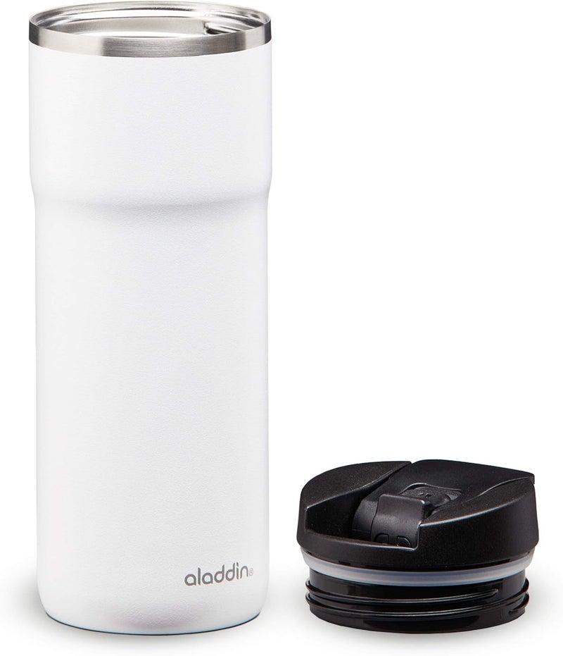 Aladdin Barista Java Thermavac Leak-Lock Stainless Steel Travel Mug 0.47L - Snowflake White - Image 4